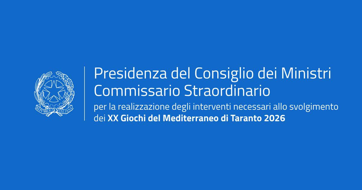 Giochi del Mediterraneo – Commissario straordinario